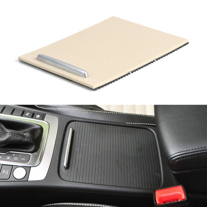 Car Center Console Water Cup Holder Cover Trim for Volkswagen Magotan / CC / Passat, Left Driving(Beige) by buy2fix
