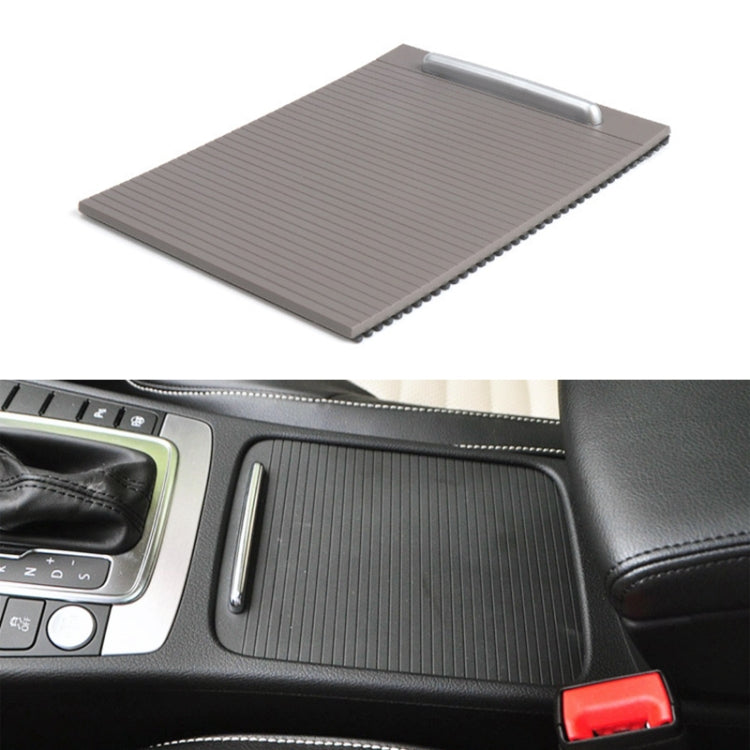 Car Center Console Water Cup Holder Cover Trim for Volkswagen Magotan / CC / Passat, Left Driving (Brown) - Stowing Tidying by buy2fix | Online Shopping UK | buy2fix