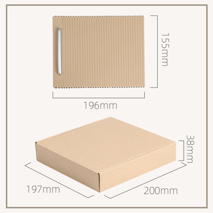 Car Center Console Water Cup Holder Cover Trim for Volkswagen Magotan / CC / Passat, Left Driving(Dark Beige) by buy2fix