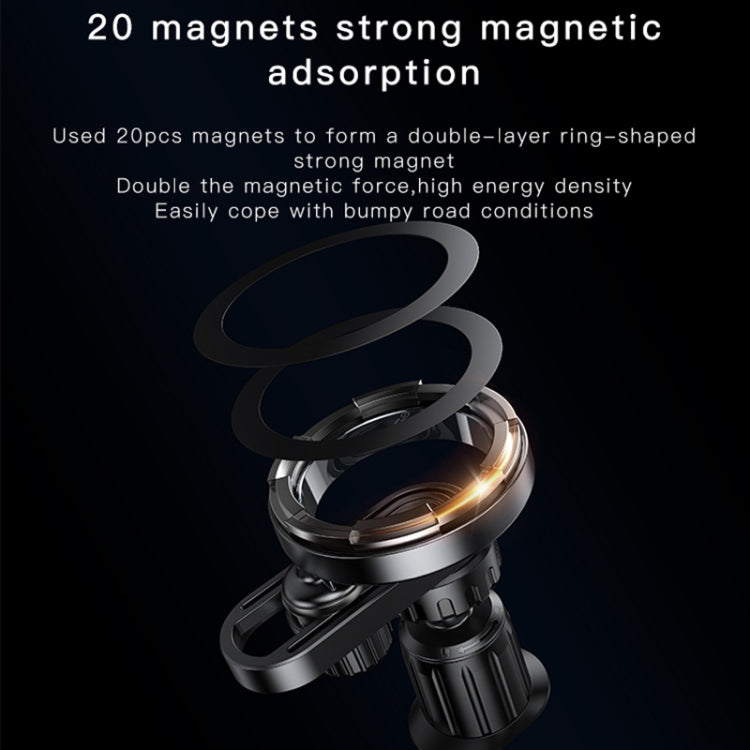 Yesido C157 Strong Magnetic Car Air Vent Phone Holder (Black) - Universal Car Holders by Yesido | Online Shopping UK | buy2fix