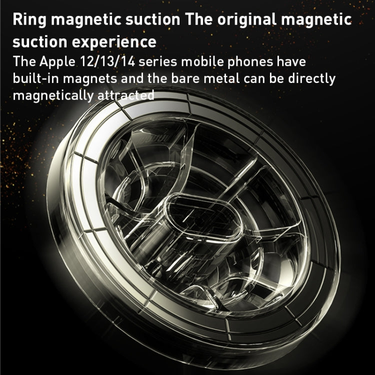 Yesido C158 2 in 1 Magnetic Ring Car Dashboard Air Vent Phone Holder (Black) by Yesido