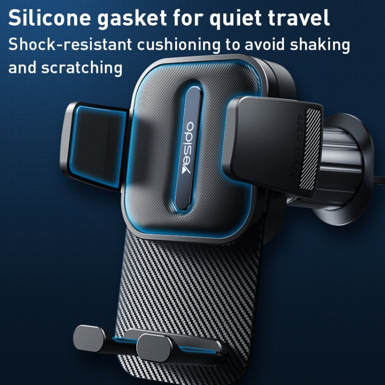 Yesido C167 Rotatable Car Air Outlet Phone Holder (Black) - Universal Car Holders by Yesido | Online Shopping UK | buy2fix