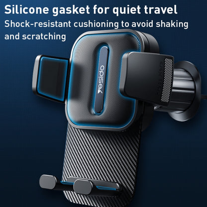 Yesido C167 Rotatable Car Air Outlet Phone Holder (Black) - Universal Car Holders by Yesido | Online Shopping UK | buy2fix