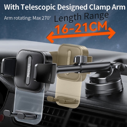 Yesido C261 Suction Cup Type Telescopic Car Phone Holder - Universal Car Holders by Yesido | Online Shopping UK | buy2fix