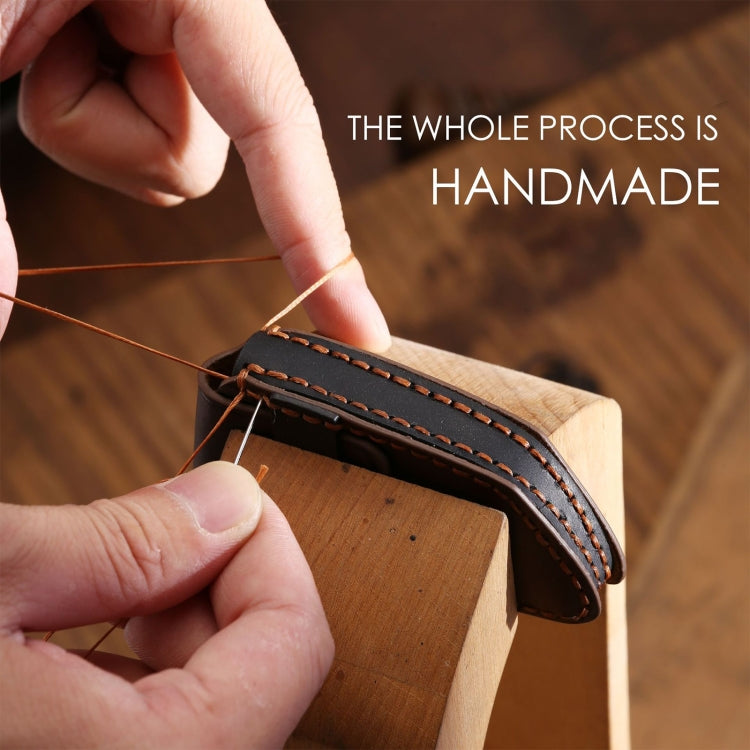 For Ford F-150 4-button C072 Car Key Leather Protective Case (Blue) by buy2fix