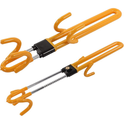 Car Steering Wheel Anti-Theft Lock Retractable Self-Defense Lock (Yellow) by buy2fix