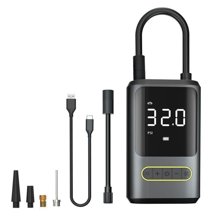 ATJ-8466 Portable Car Tire Air Pump Digital Display Wireless Electric Air Pump, Style: Lithium Battery - Inflatable Pump by buy2fix | Online Shopping UK | buy2fix