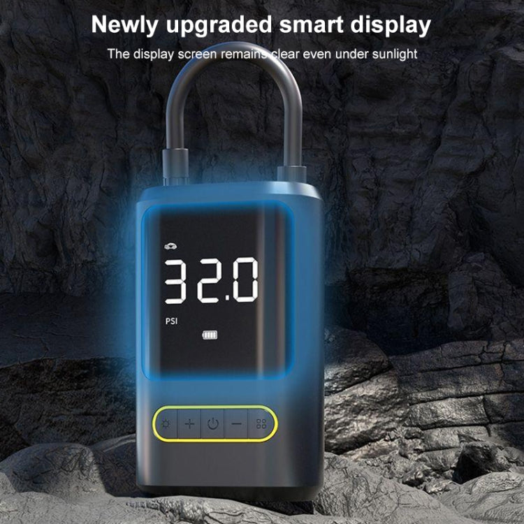 ATJ-8466 Portable Car Tire Air Pump Digital Display Wireless Electric Air Pump, Style: Lithium Battery - Inflatable Pump by buy2fix | Online Shopping UK | buy2fix