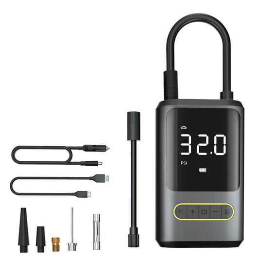 ATJ-8466 Portable Car Tire Air Pump Digital Display Wireless Electric Air Pump, Style: Dual Power - Inflatable Pump by buy2fix | Online Shopping UK | buy2fix