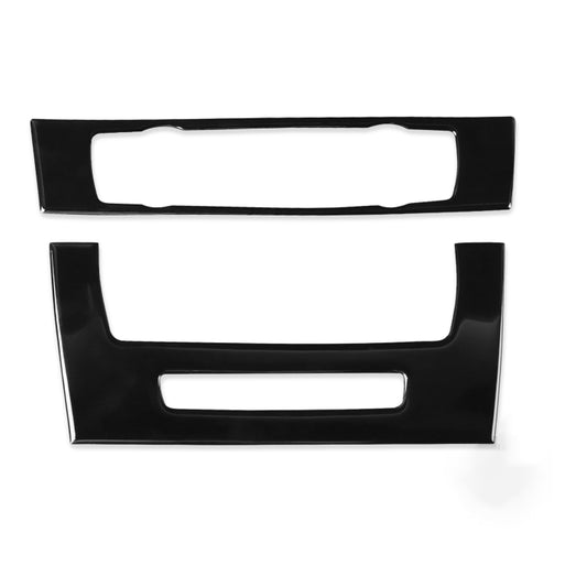 For BMW 3 Series E90/E92 2005-2012 Car Air Conditioner CD Control Panel High with Holes Decorative Sticker, Left and Right Drive Universal - Car Interior Mouldings by buy2fix | Online Shopping UK | buy2fix