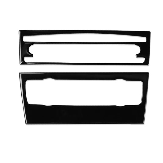 For BMW 3 Series E90/E92 2005-2012 2pcs Car Air Conditioner CD Control Panel Non-navigation without Holes Decorative Sticker, Left and Right Drive Universal - Car Interior Mouldings by buy2fix | Online Shopping UK | buy2fix