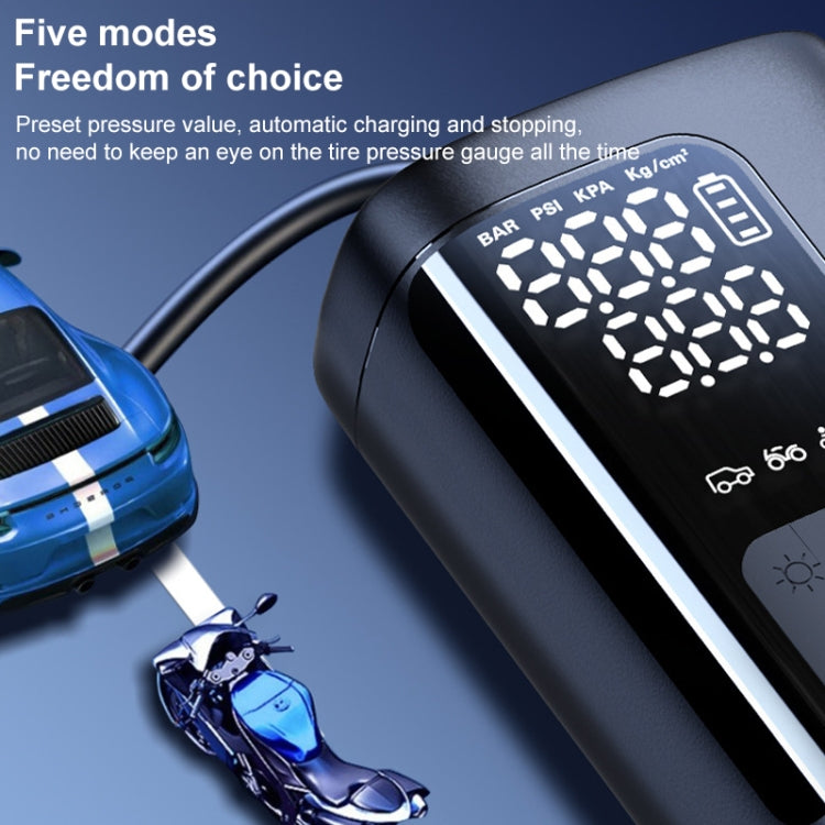NW06 Multifunctional Portable Car Air Pump Wireless Electric Air Pump - Inflatable Pump by buy2fix | Online Shopping UK | buy2fix