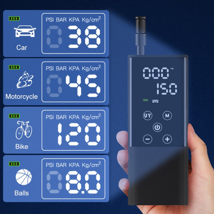 GP2 Car Portable Mini Touch Wreless Air Pump Smart Electric Air Pump - Inflatable Pump by buy2fix | Online Shopping UK | buy2fix