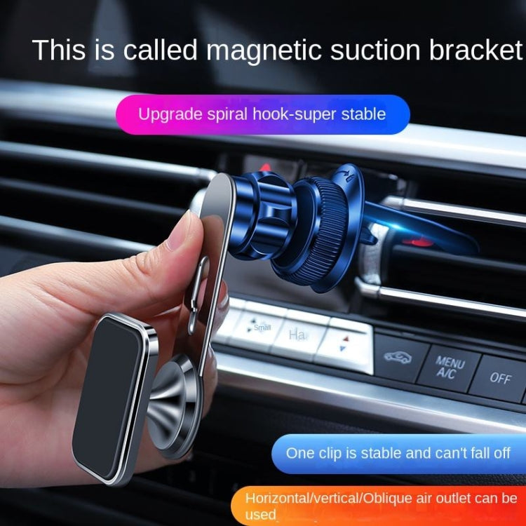 F23 Car Air Outlet Vent Magnetic Phone Navigation Mount Bracket (Silver) by buy2fix