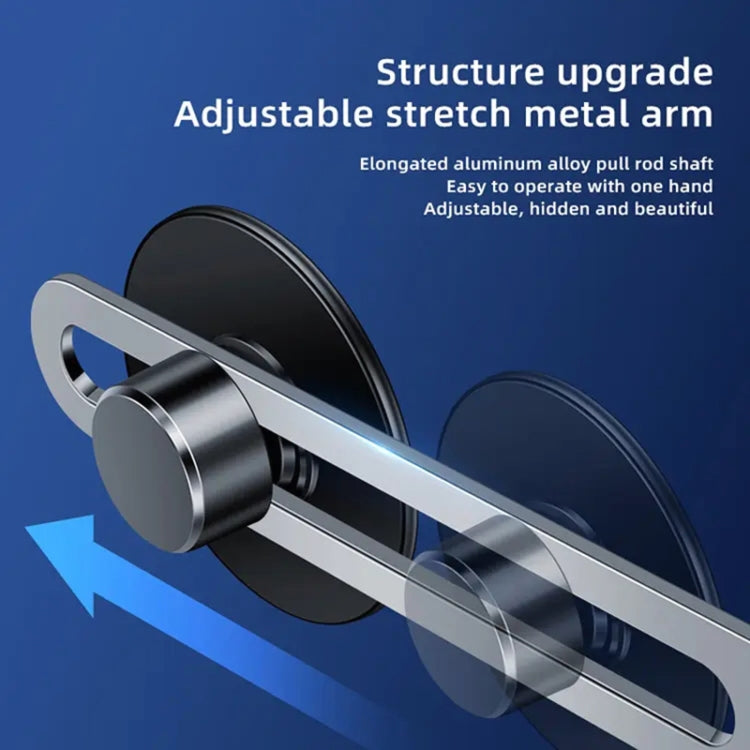 F52 Magnetic Car Floating Screen Phone Navigation Holder (Black) by buy2fix