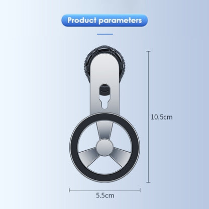 F73 MagSafe Magnetic Suction 360 Degree Rotating Car Phone Holder (Silver) by buy2fix