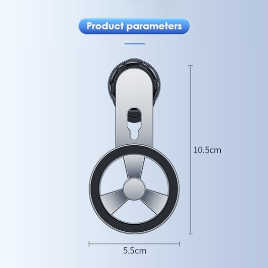 F73 MagSafe Magnetic Suction 360 Degree Rotating Car Phone Holder (Black) by buy2fix