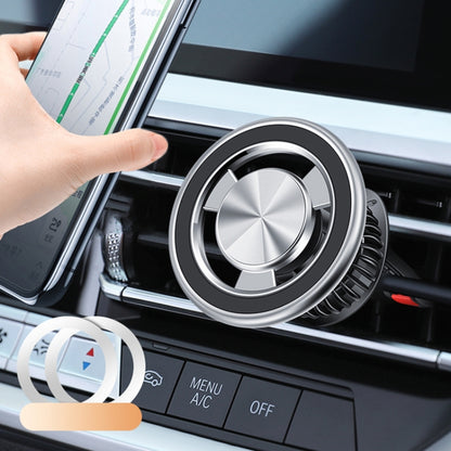 F83 Car Air Outlet Vent Magnetic Mobile Phone Navigation Holder (Silver) by buy2fix