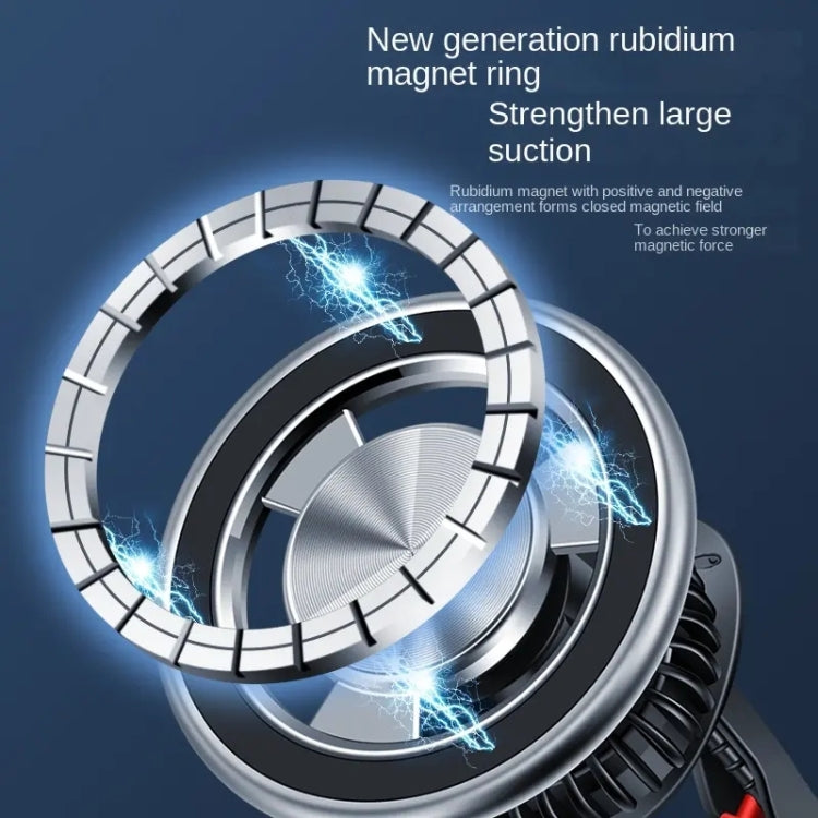 F83 Car Air Outlet Vent Magnetic Mobile Phone Navigation Holder (Silver) by buy2fix