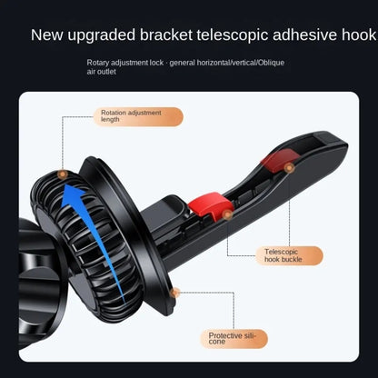 F83 Car Air Outlet Vent Magnetic Mobile Phone Navigation Holder (Silver) by buy2fix