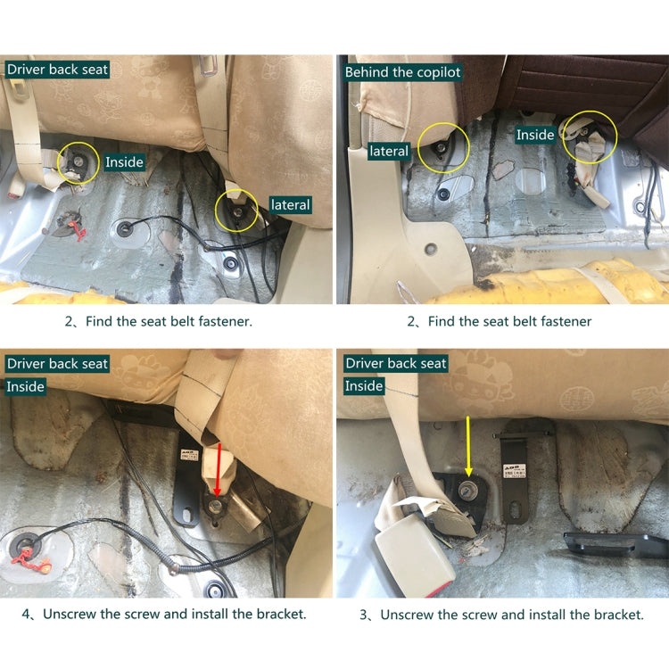 For Honda Civic 2006-2012 ISOFIX + Latch Children Seat Interface, Right Side - Seat Accessories by buy2fix | Online Shopping UK | buy2fix