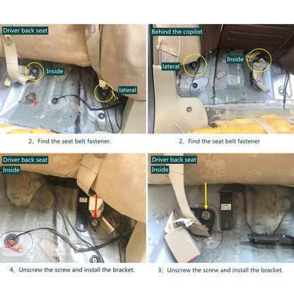 For Honda Civic 2006-2012 ISOFIX + Latch Children Seat Interface, Right Side - Seat Accessories by buy2fix | Online Shopping UK | buy2fix