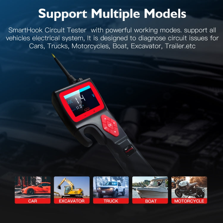 TopDiag P200 Car Circuit Intelligent Analyzer Diagnostic Instrument - Electronic Test by buy2fix | Online Shopping UK | buy2fix