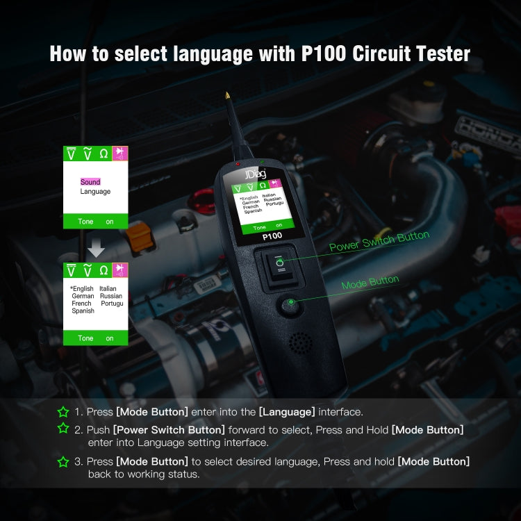 TopDiag P100 Car Circuit Intelligent Analyzer Diagnostic Instrument, Cable Length: 2m - Electronic Test by buy2fix | Online Shopping UK | buy2fix