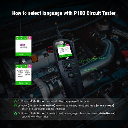 TopDiag P100 Car Circuit Intelligent Analyzer Diagnostic Instrument, Cable Length: 2m - Electronic Test by buy2fix | Online Shopping UK | buy2fix