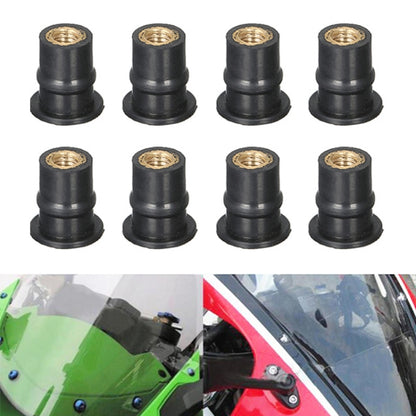 20pcs / 1 Set M5 Universal Motorcycle Windshield Brass Nuts - Replacement Parts by buy2fix | Online Shopping UK | buy2fix