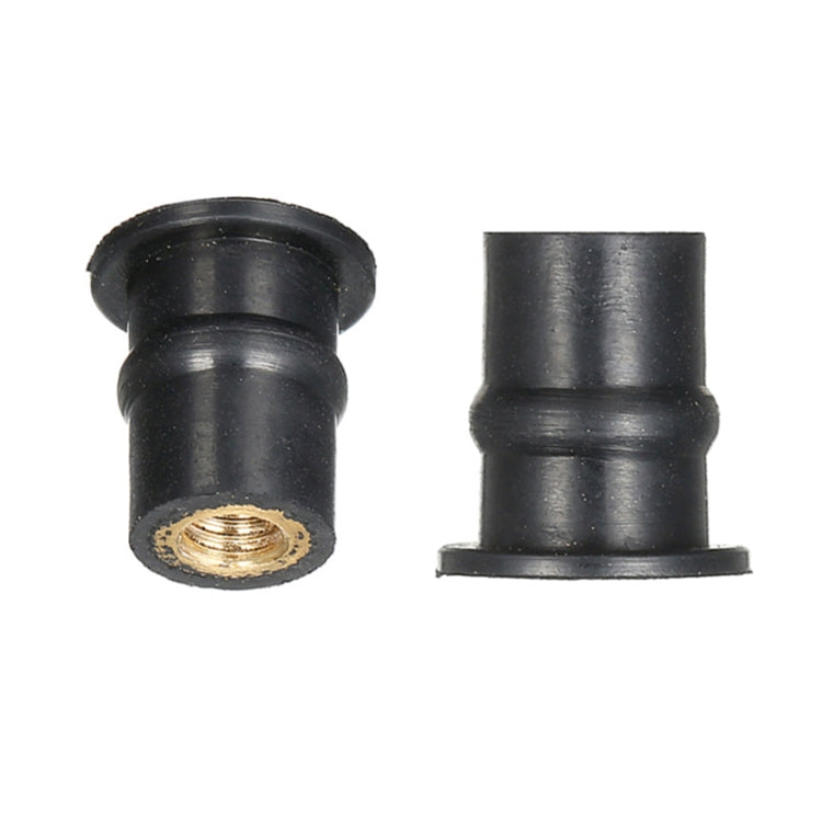 20pcs / 1 Set M5 Universal Motorcycle Windshield Brass Nuts - Replacement Parts by buy2fix | Online Shopping UK | buy2fix