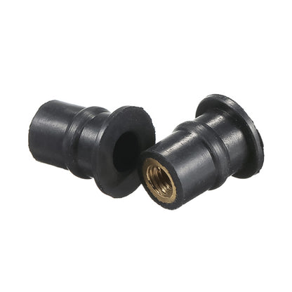 20pcs / 1 Set M5 Universal Motorcycle Windshield Brass Nuts - Replacement Parts by buy2fix | Online Shopping UK | buy2fix