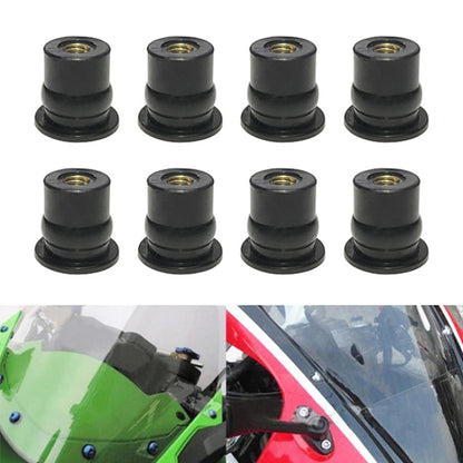 20 in 1 M6 Universal Motorcycle Windshield Brass Nuts - Replacement Parts by buy2fix | Online Shopping UK | buy2fix