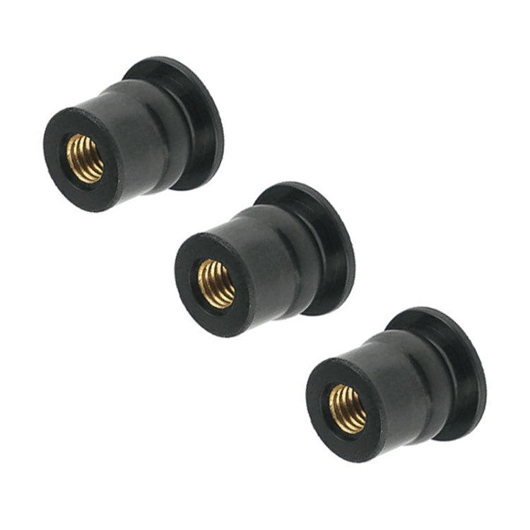 20 in 1 M6 Universal Motorcycle Windshield Brass Nuts - Replacement Parts by buy2fix | Online Shopping UK | buy2fix