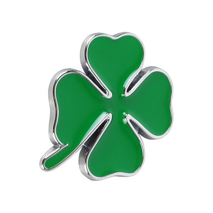 Four Leaf Clover Luck Symbol Badge Labeling Sticker Styling Car Decoration, Size: 4x3x0.3cm - 3D Metal Sticker by buy2fix | Online Shopping UK | buy2fix