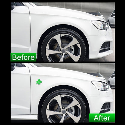 Four Leaf Clover Luck Symbol Badge Labeling Sticker Styling Car Decoration, Size: 4x3x0.3cm - 3D Metal Sticker by buy2fix | Online Shopping UK | buy2fix