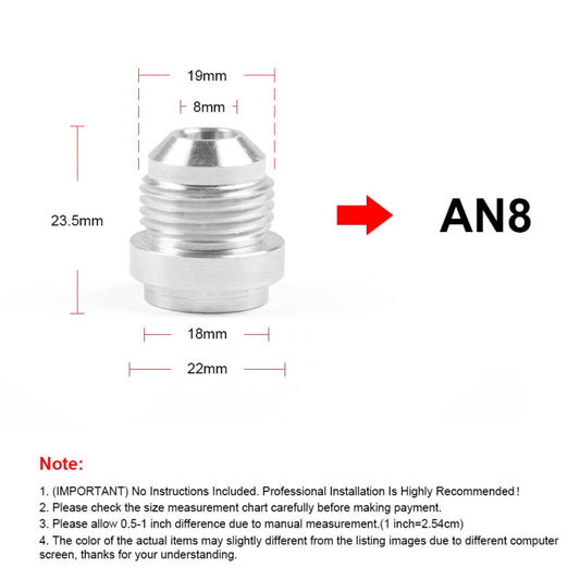 AN8 Car Oil Pipe Joint Breathable Pot Connector - Engine Repair Tools by buy2fix | Online Shopping UK | buy2fix