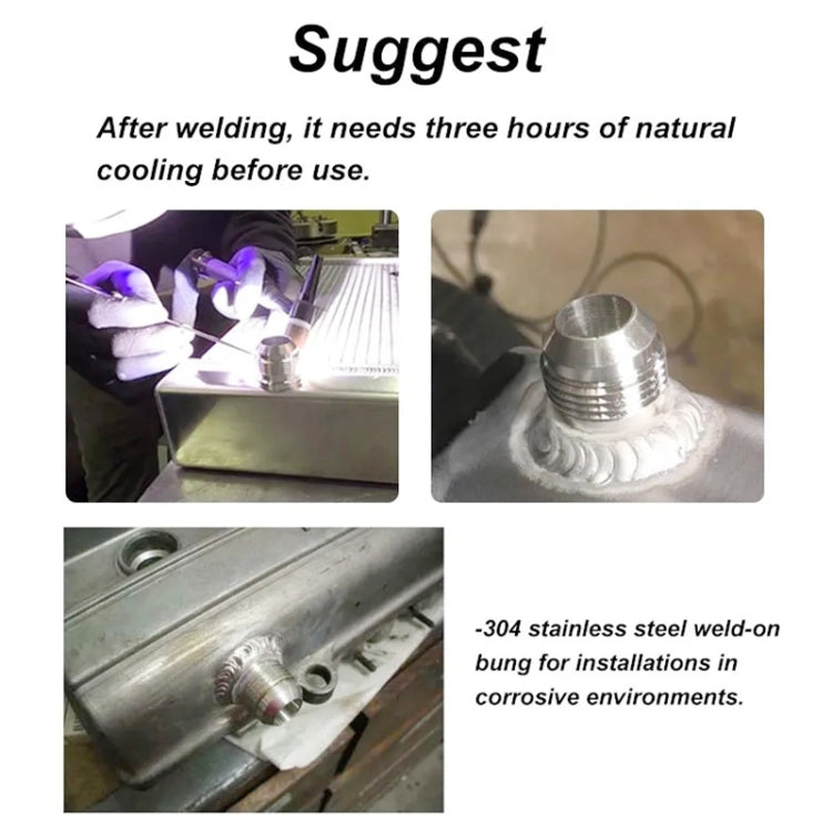 AN8 Car Oil Pipe Joint Breathable Pot Connector by buy2fix