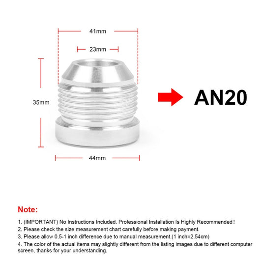 AN20 Car Oil Pipe Joint Breathable Pot Connector - Engine Repair Tools by buy2fix | Online Shopping UK | buy2fix