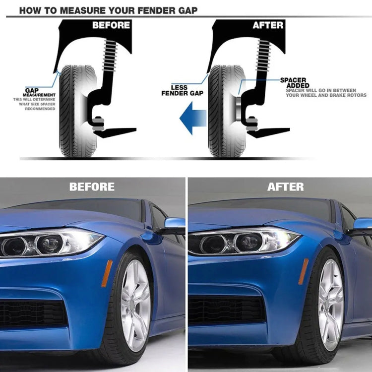 For Mercedes-Benz 15mm Car Modified Wheel Hub Flange Center Wheel Spacer with M12x1.5 Screws (Black) by buy2fix