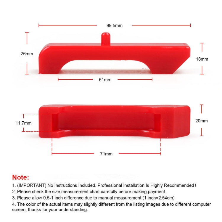 For Chevrolet / GMC 1973-1987 Car Block Engined Radiator Isolators Shield Bushing by buy2fix