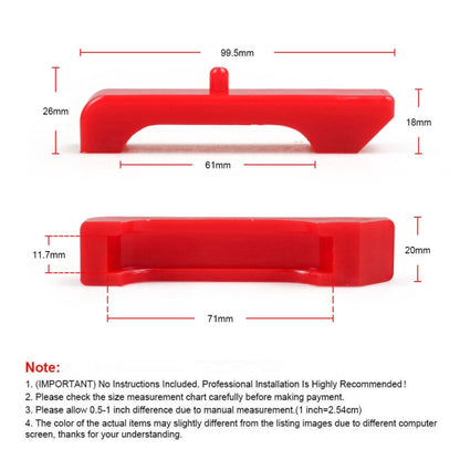 For Chevrolet / GMC 1973-1987 Car Block Engined Radiator Isolators Shield Bushing by buy2fix