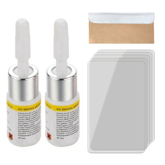 2 in 1 3ml Paintless Dent Removal Car Window Windshield Repair Fluid with Tool (White) - Hand Tool Sets by buy2fix | Online Shopping UK | buy2fix