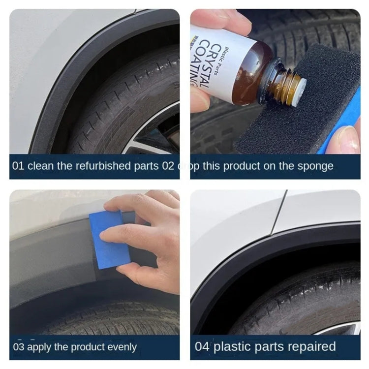 Car Crystal Plating Plastic Refurbishment Fluid, Capacity: 30ml by buy2fix