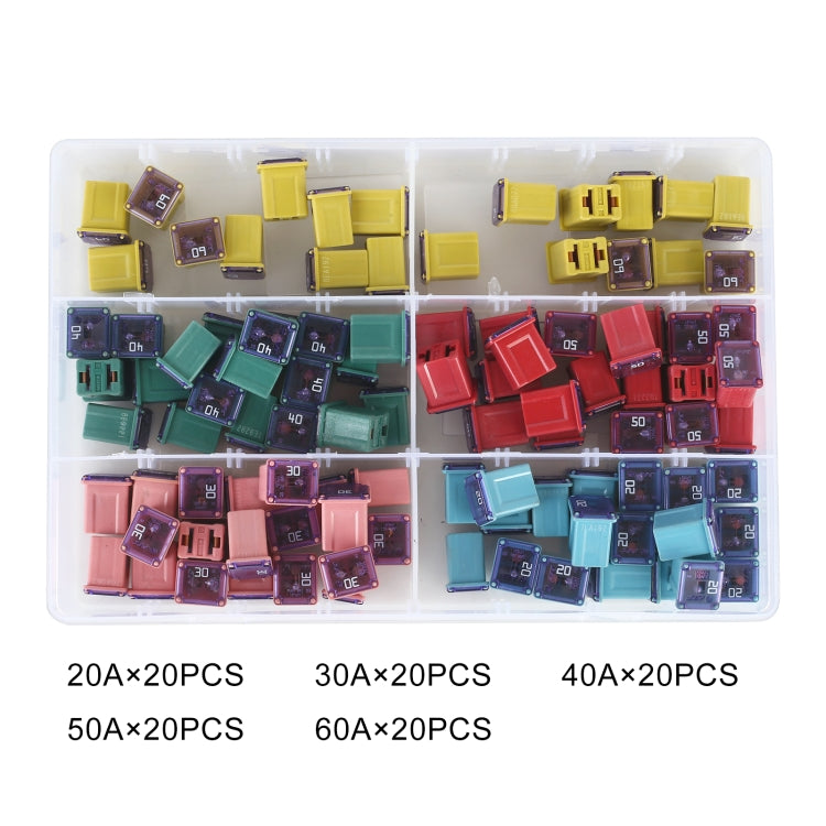 100 in 1 Car Inline Blade Fuse Holder Set - Fuse by buy2fix | Online Shopping UK | buy2fix