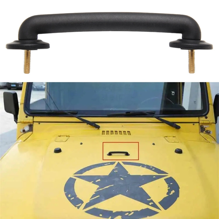 For Jeep Wrangler Car Hood Handle 55176422 by buy2fix