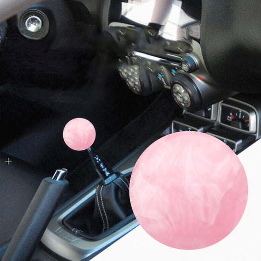 Car Modified Marble Star Gear Head Shifter Cover with Adapter (Pink) - Shift Knob by buy2fix | Online Shopping UK | buy2fix