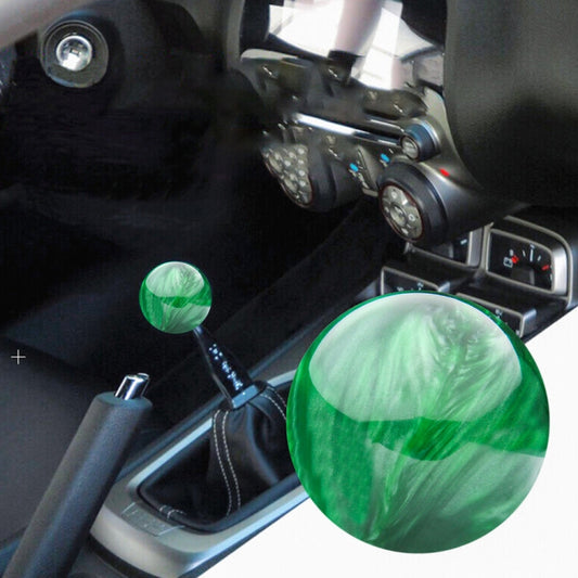 Car Modified Marble Star Gear Head Shifter Cover with Adapter (Green) - Shift Knob by buy2fix | Online Shopping UK | buy2fix