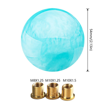 Car Modified Marble Star Gear Head Shifter Cover with Adapter (Light Blue) - Shift Knob by buy2fix | Online Shopping UK | buy2fix