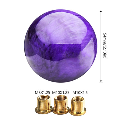 Car Modified Marble Star Gear Head Shifter Cover with Adapter (Purple) - Shift Knob by buy2fix | Online Shopping UK | buy2fix